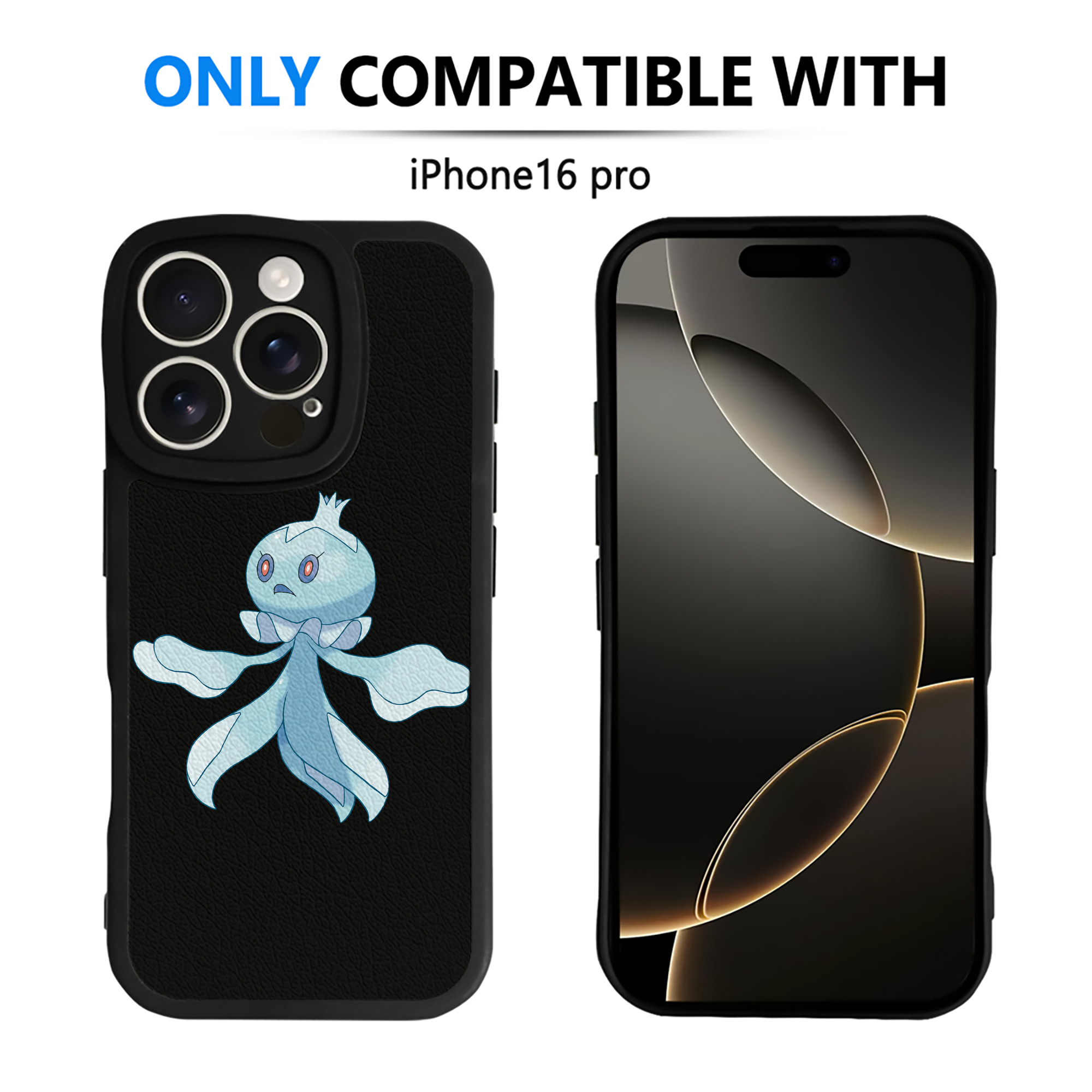 （画像用） ポケットモンスター Pokémon 【iPhone 16シリーズ対応】シリコンスマホケース（レザー調） 材質：シリコン